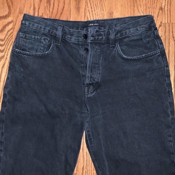 J BRAND Ivy High Rise Crop Straight - Double Cross Size 27 - Picture 8 of 14